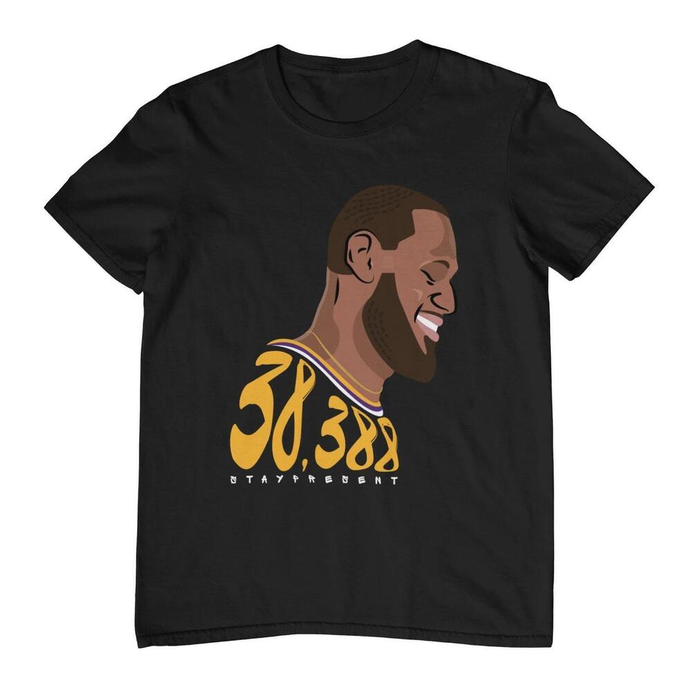 LeBron James LA Lakers 38388 Points NBA All Time Scoring Leader Unisex T Shirt